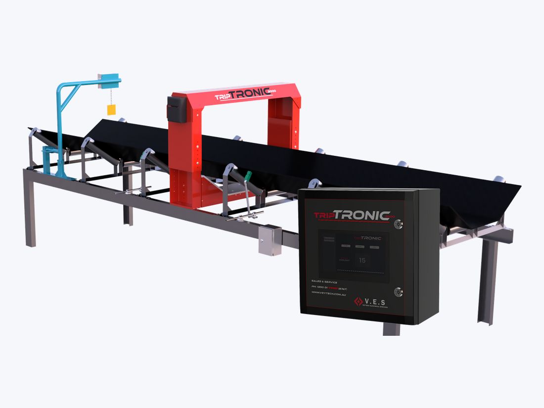 Complete system on a typical conveyor